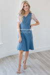 The Phoenix Pleated Godet Overall Dress Modest Dresses vendor-unknown
