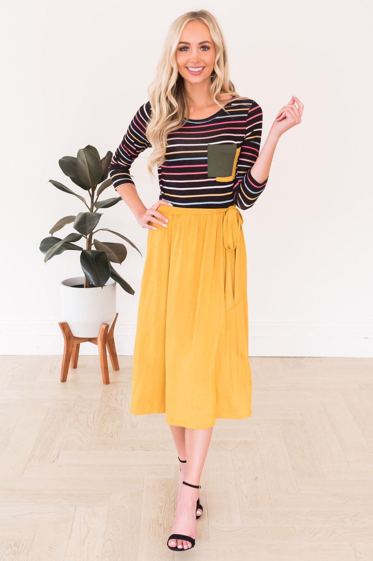 The Tiana Double Pocket Modest Dresses vendor-unknown 