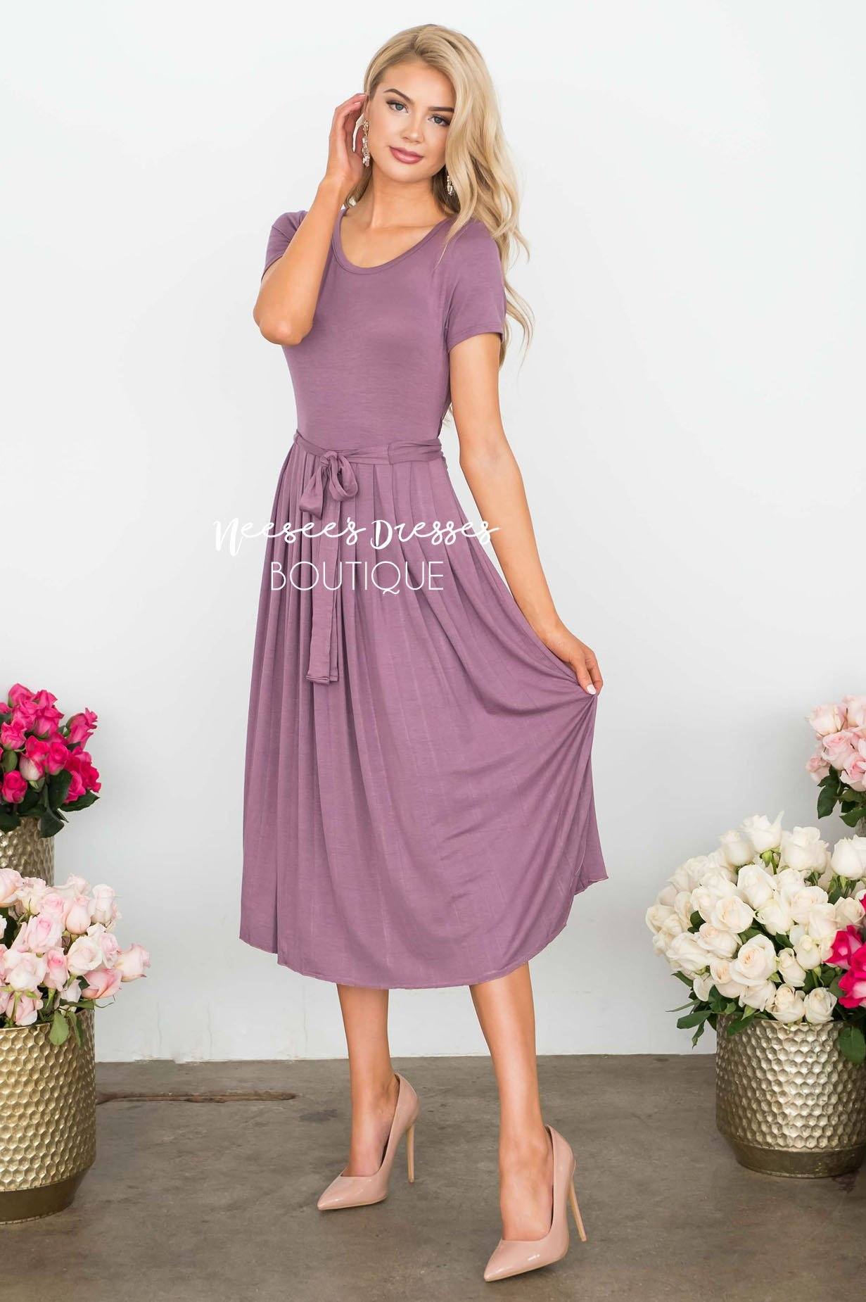 The Molly Pleats Dress Modest Dresses vendor-unknown 