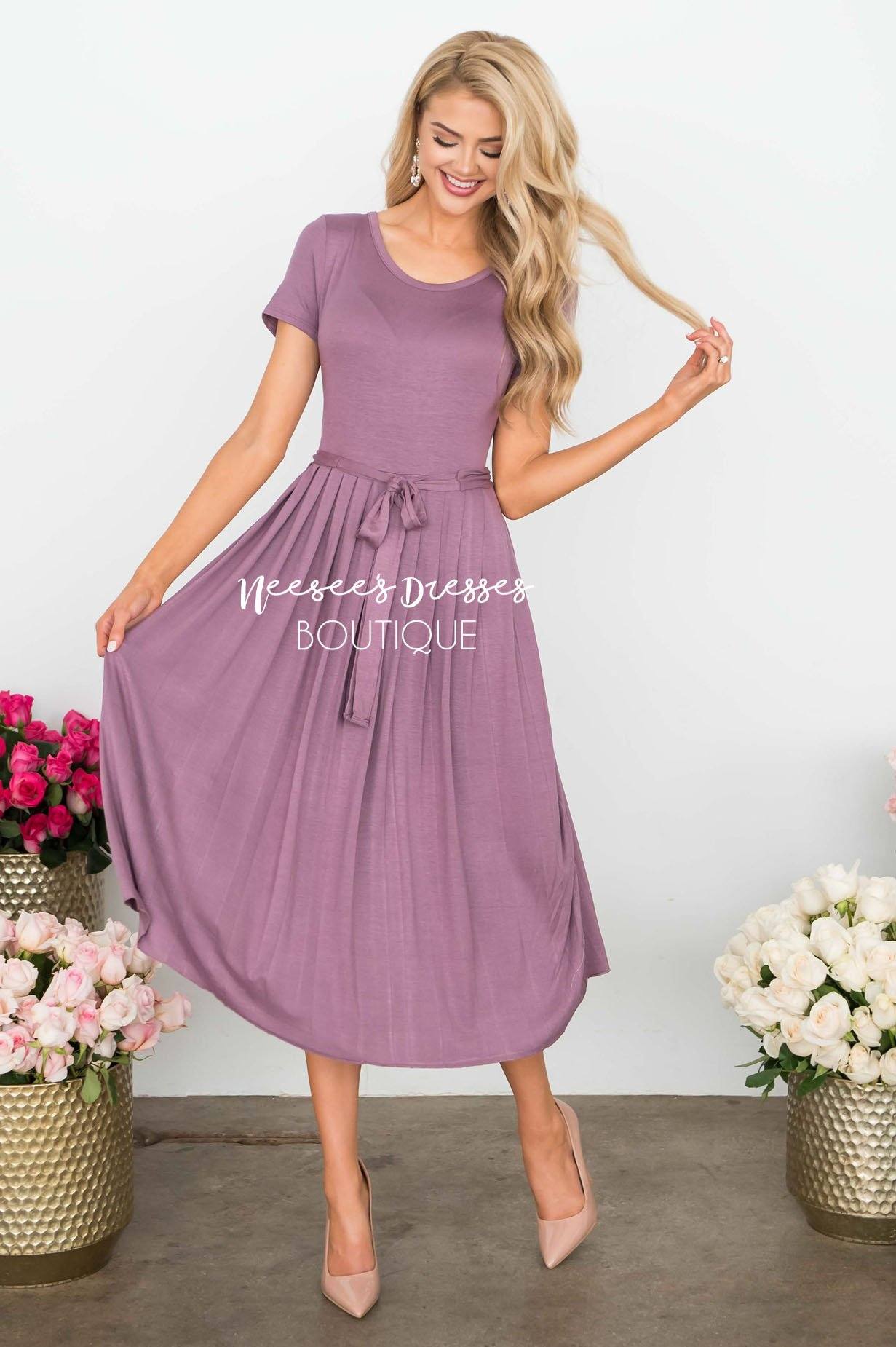 The Molly Pleats Dress Modest Dresses vendor-unknown 