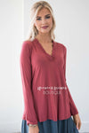 Since I Met You Ruffle Neck Blouse Tops vendor-unknown