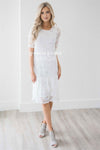 Summer Bride Tiered Ruffle Dress Modest Dresses vendor-unknown