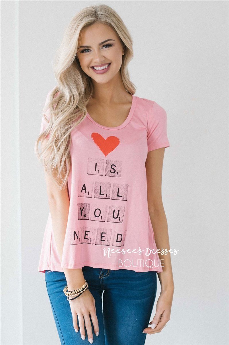 Scrabble Valentines Day Top Tops vendor-unknown 