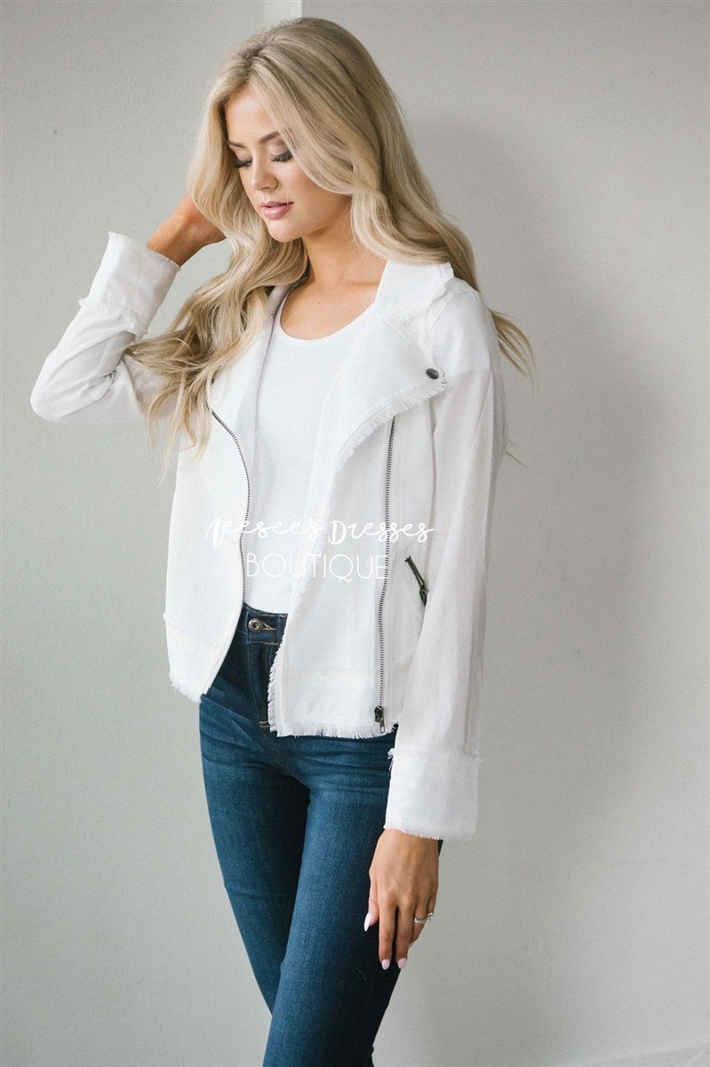 Charming Moto Jacket Tops vendor-unknown 