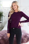 Never Wanted More Button Sleeve Top Tops vendor-unknown