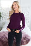 Never Wanted More Button Sleeve Top Tops vendor-unknown