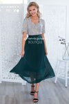 Elegance Pleat Maxi Skirt Modest Dresses vendor-unknown