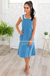 The Ellisi Overall Dress Modest Dresses vendor-unknown