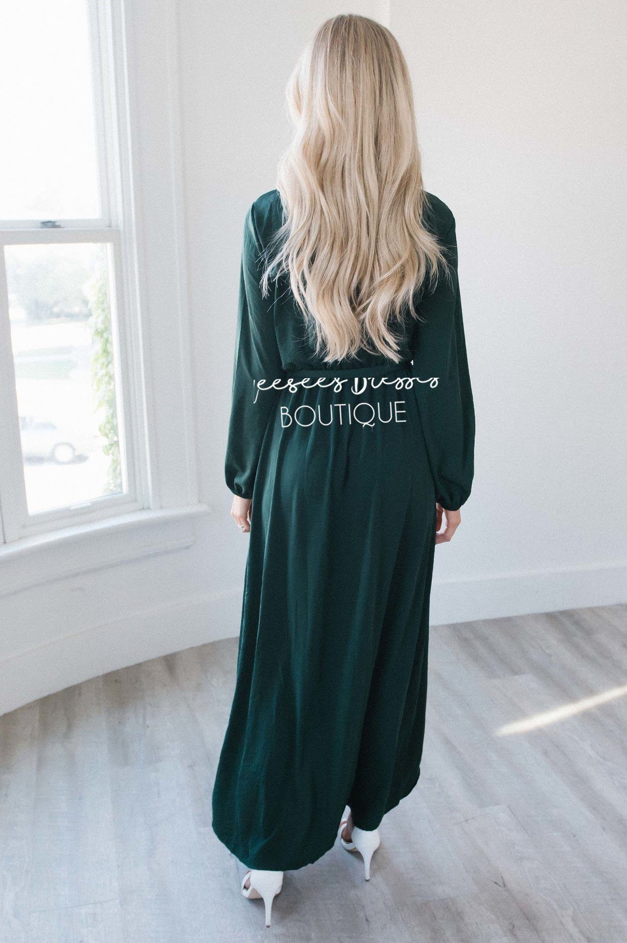 The Maleah - Long Sleeves Modest Dresses vendor-unknown 