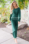 The Lolo Emerald Jumpsuit Modest Dresses vendor-unknown