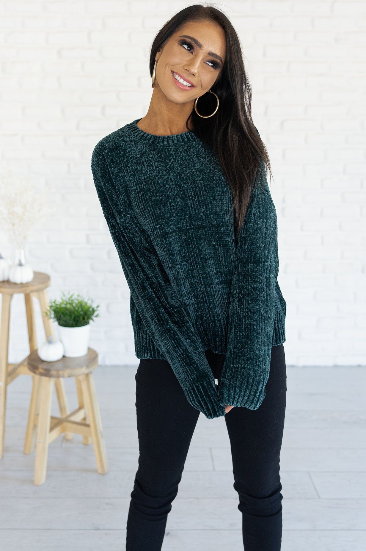 Fall Beauty Modest Chenille Sweater Modest Dresses vendor-unknown 