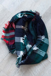 Cozy Up With You Plaid Scarf Accessories & Shoes Leto Accessories