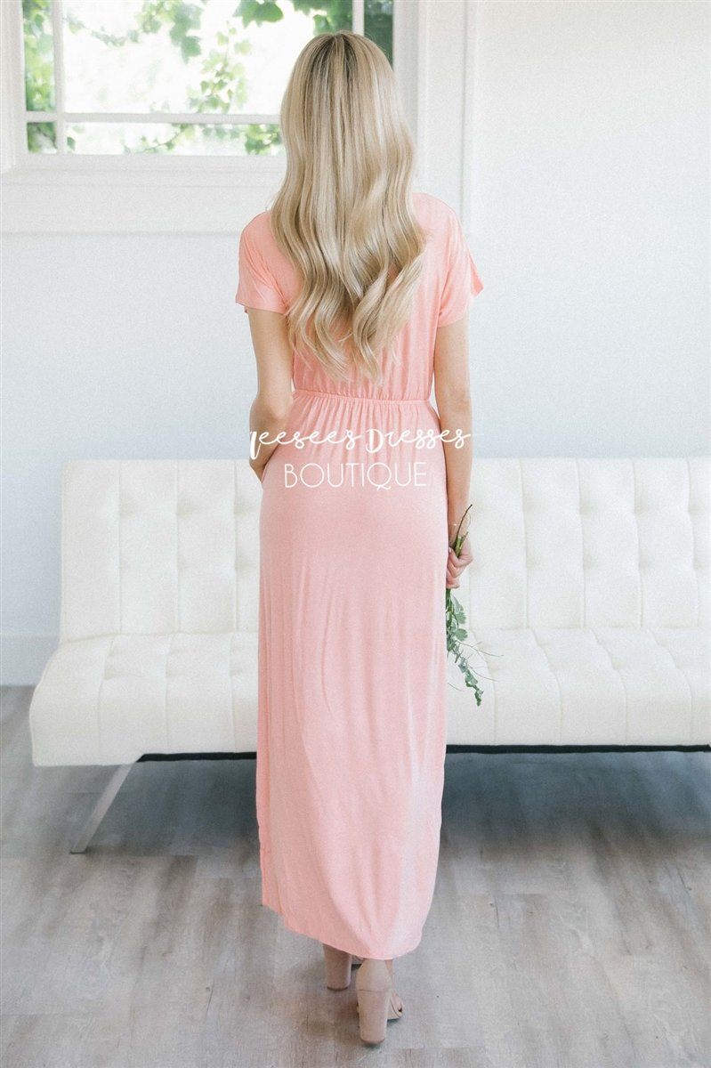 The Harlyn Short Sleeve Maxi Modest Dresses vendor-unknown 