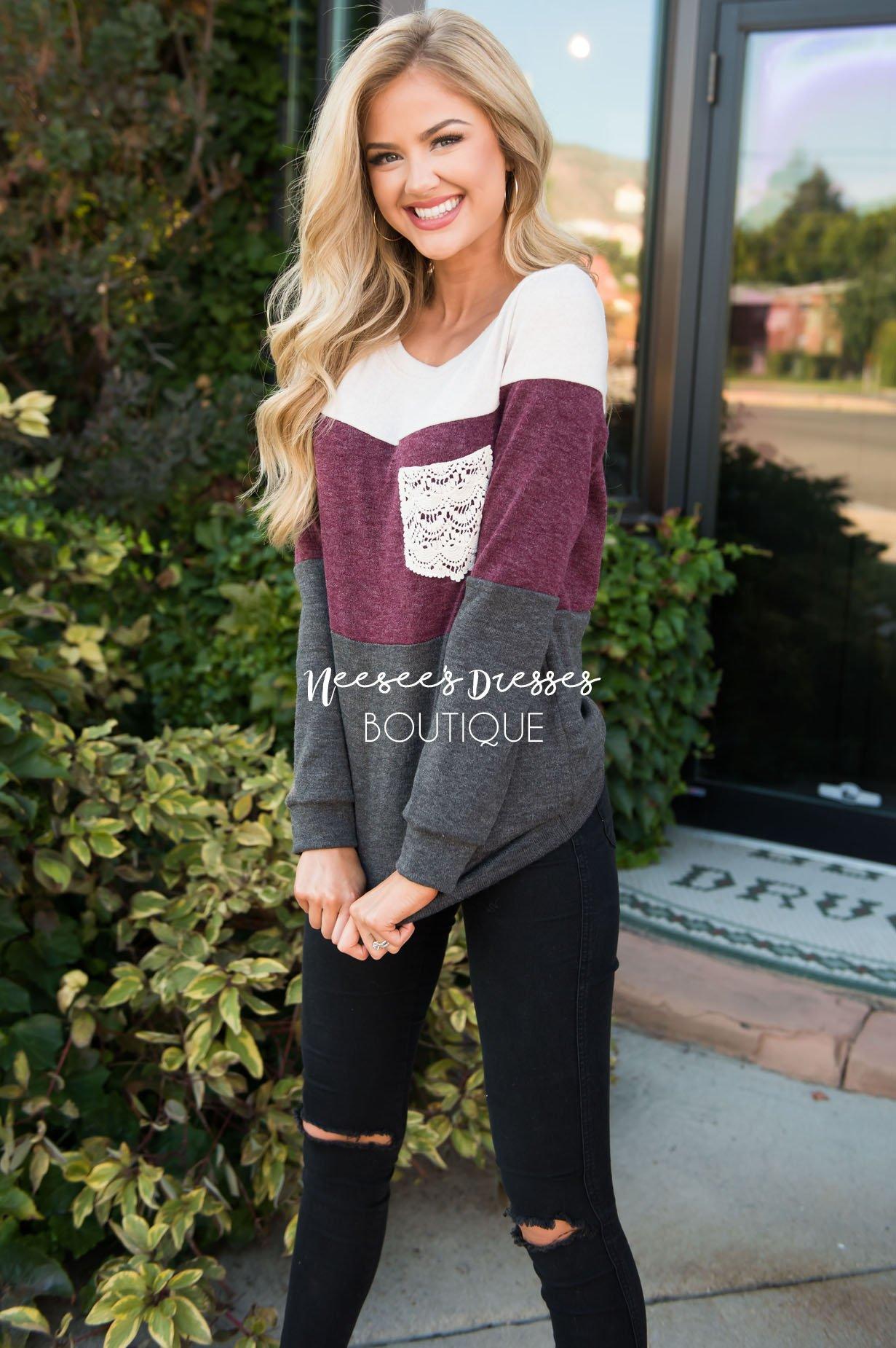 Fall is All Around sweater Modest Dresses vendor-unknown 