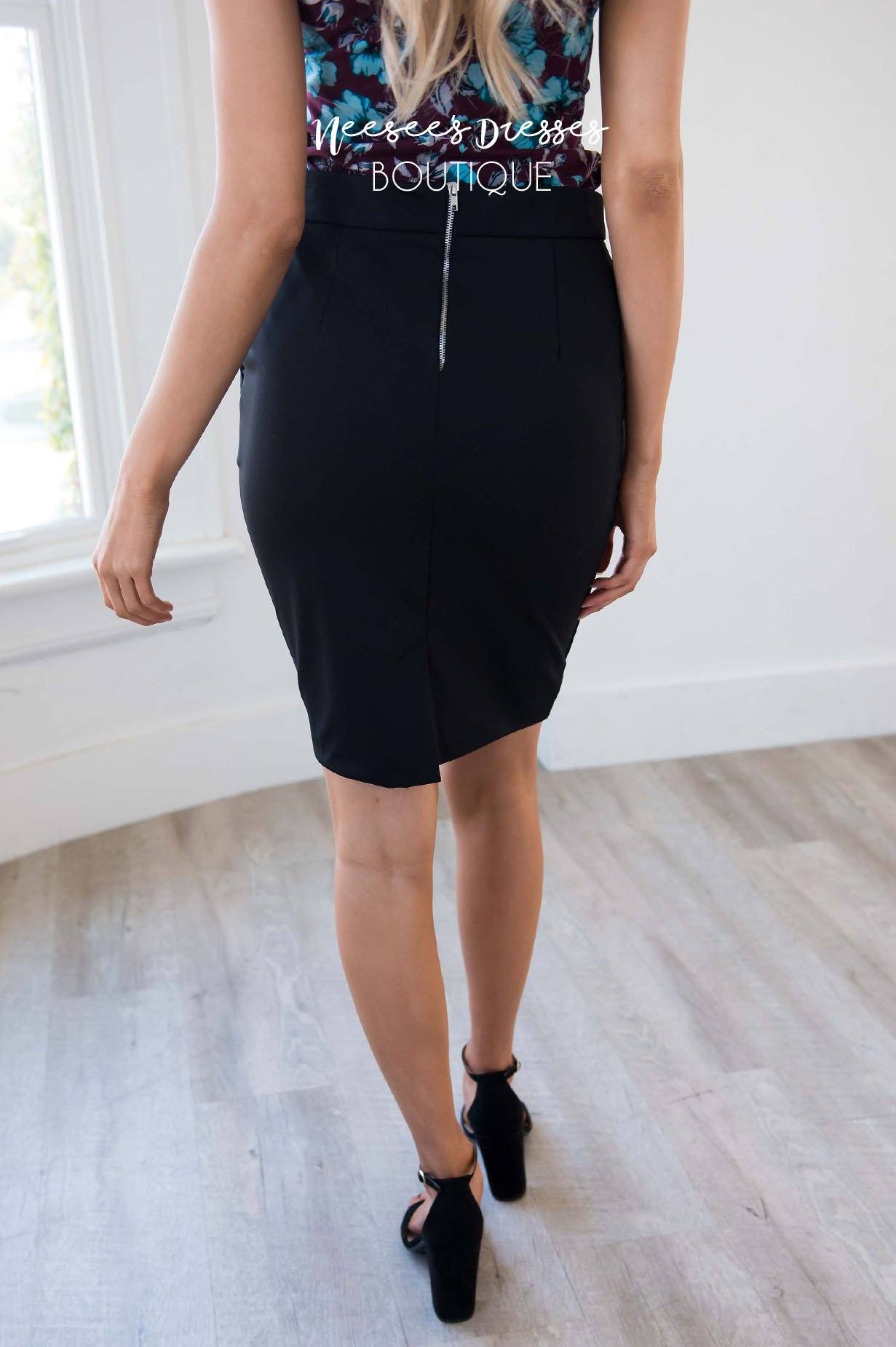 Wondering Vibes Pencil Skirt Skirts vendor-unknown 