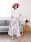 Surprise Me With Flowers Modest Maxi Skirt Skirts vendor-unknown