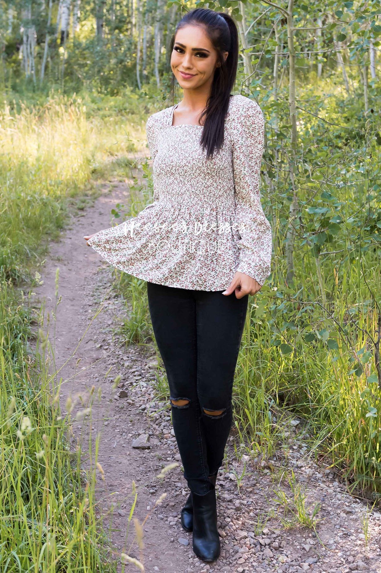 Simply Precious Modest Blouse Modest Dresses vendor-unknown 