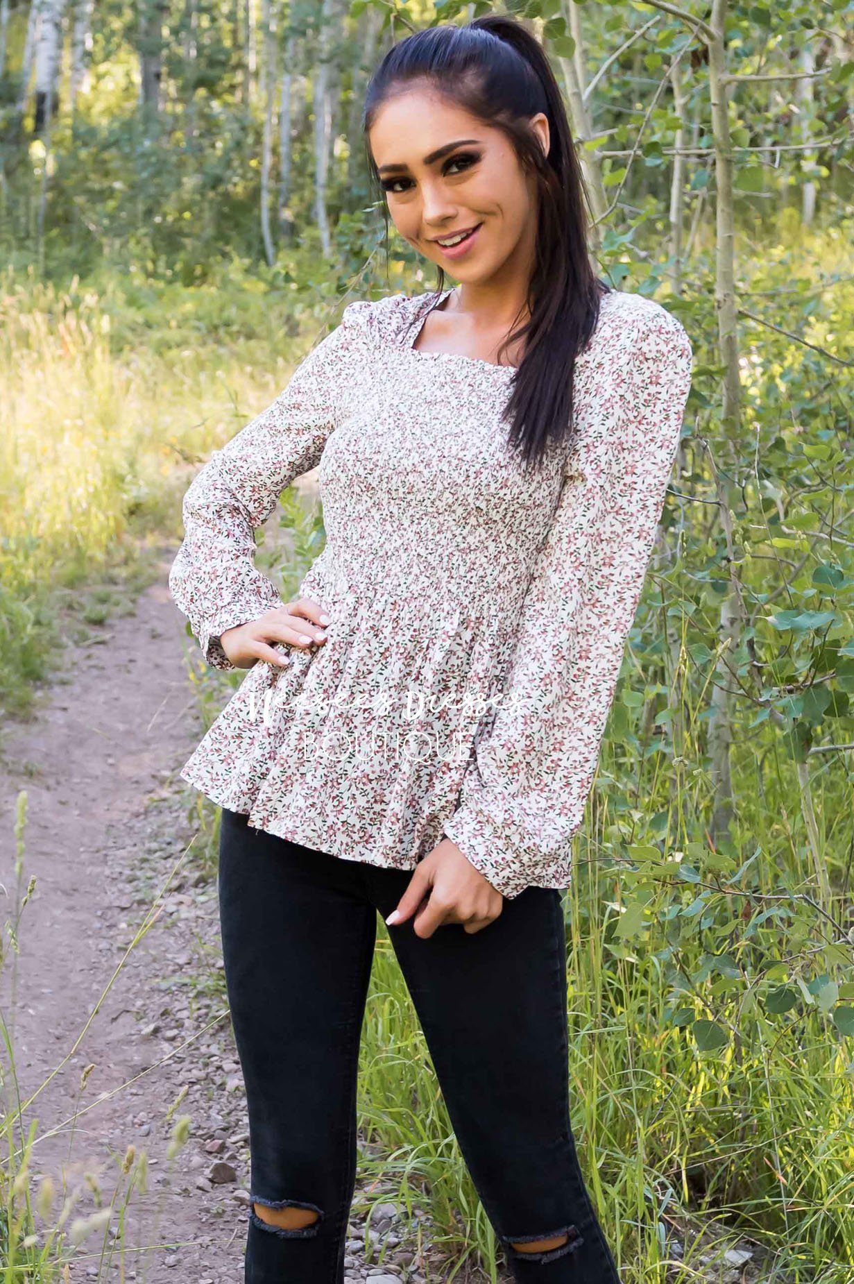 Simply Precious Modest Blouse Modest Dresses vendor-unknown 