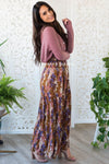 Flower Medley Tier Maxi Skirt Modest Dresses vendor-unknown