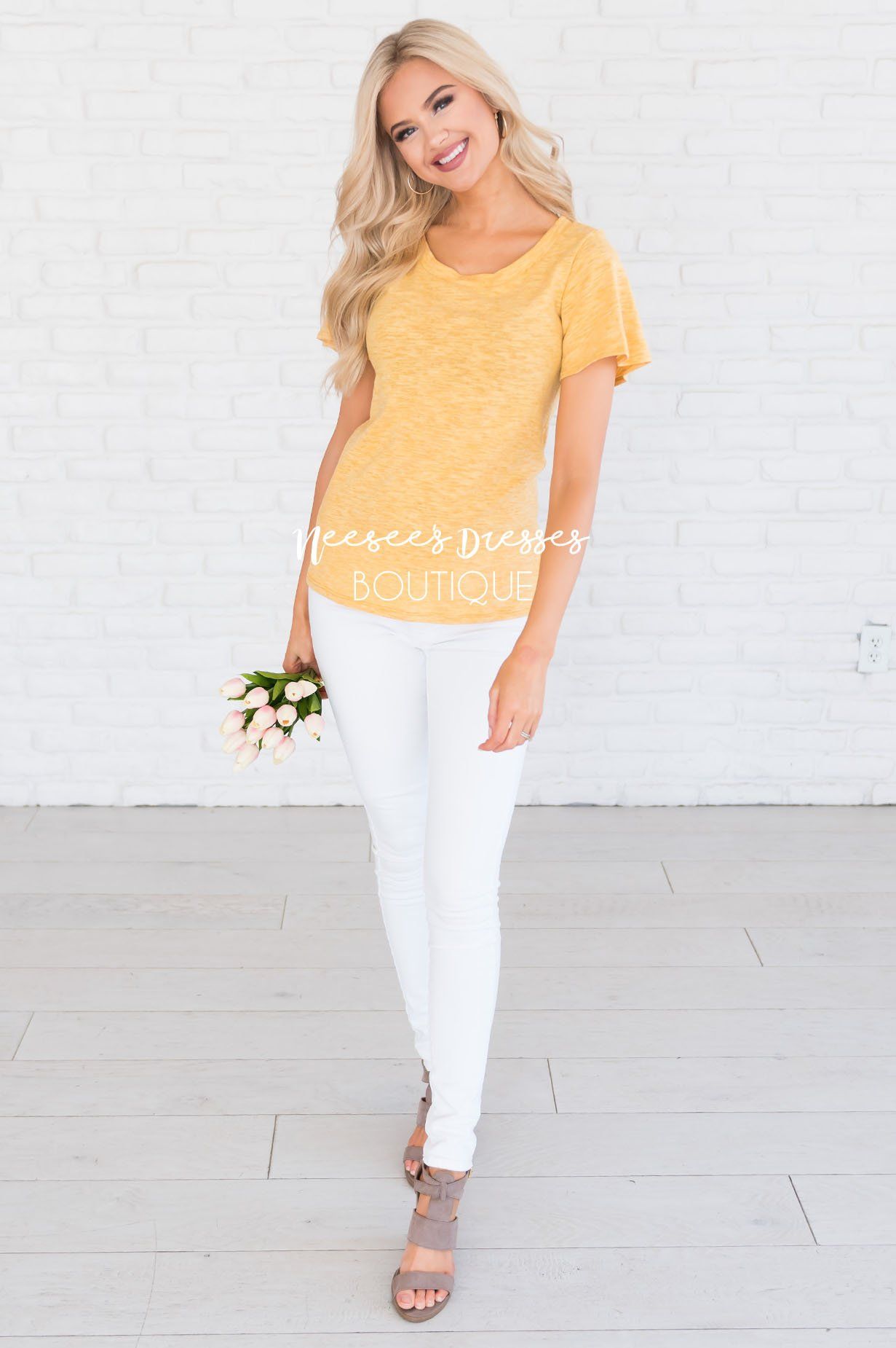 Flutter By Modest Top Tops vendor-unknown 