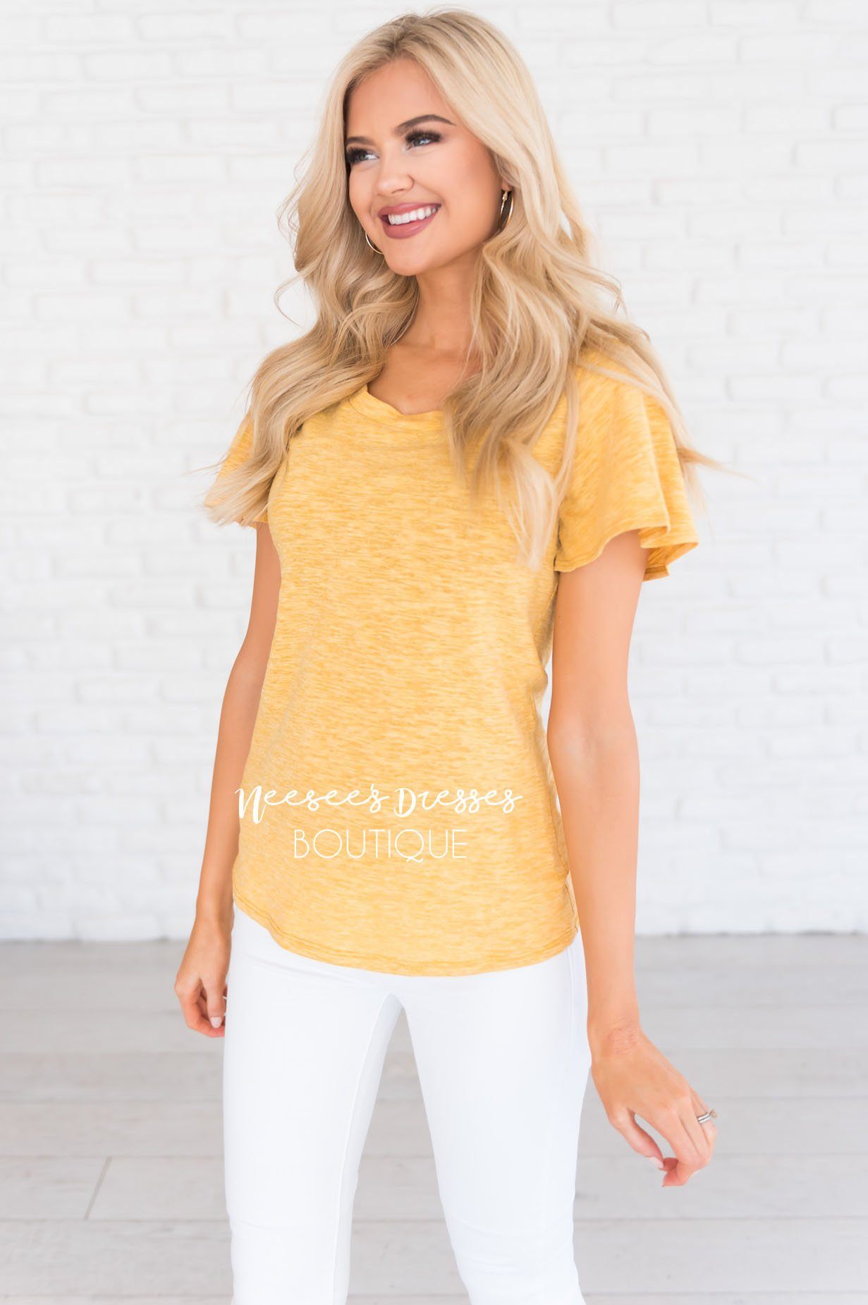 Flutter By Modest Top Tops vendor-unknown 