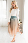 Follow Your Heart Ombre Tulle Skirt Skirts vendor-unknown