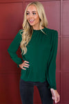 Down To Business Modest Blouse Tops vendor-unknown