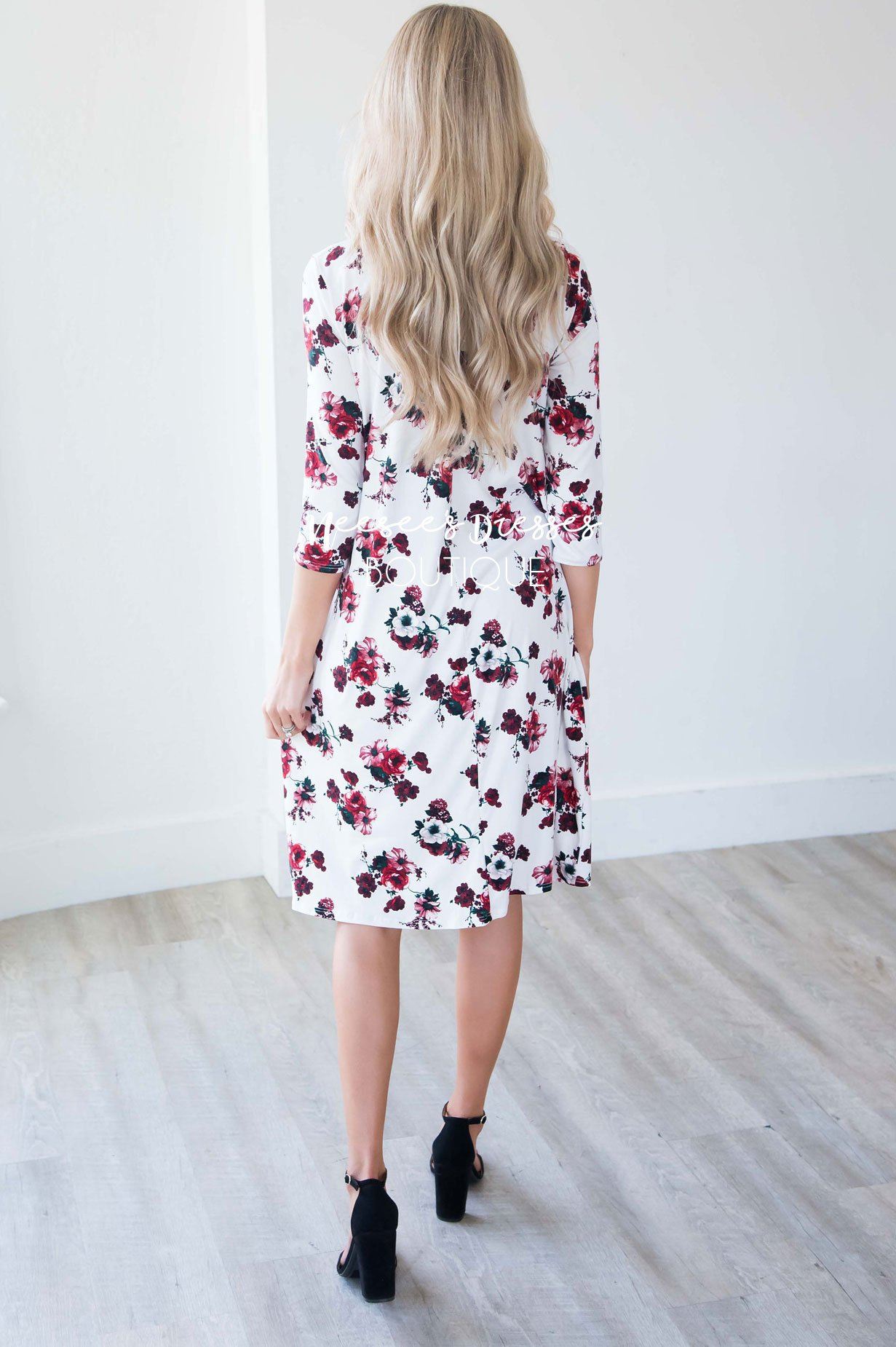 The Francesca Swing Dress Modest Dresses vendor-unknown 