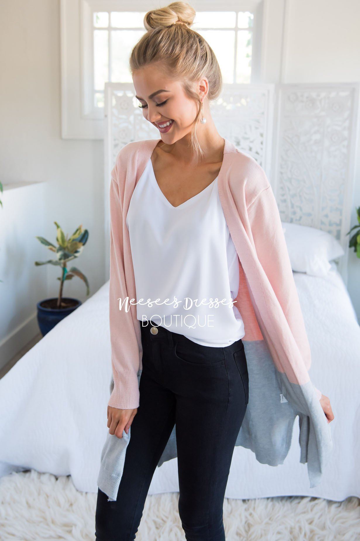 Best Friends long cardigan sweater Tops vendor-unknown 