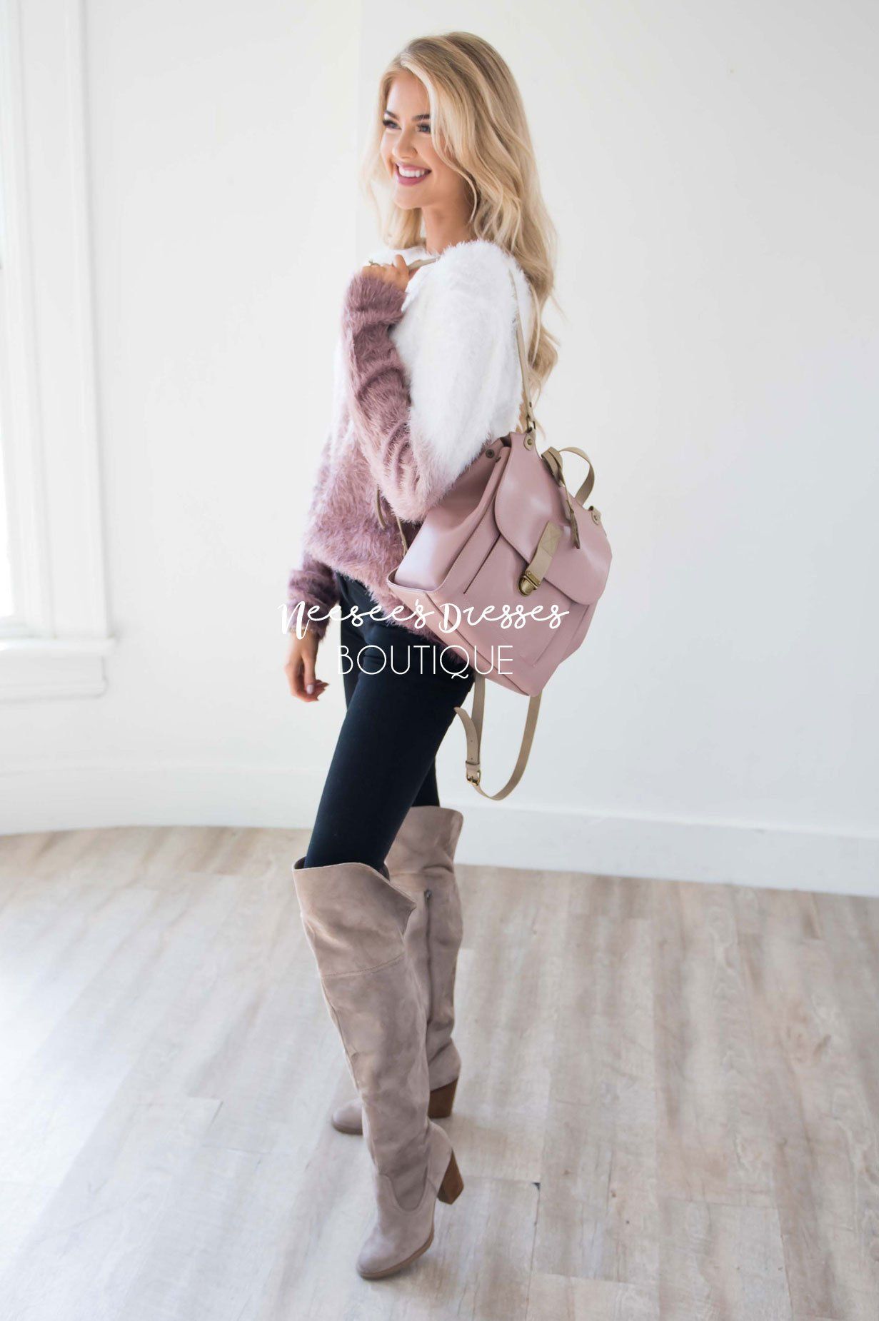 Travel Companion Dusty Pink Backpack Accessories & Shoes vendor-unknown 