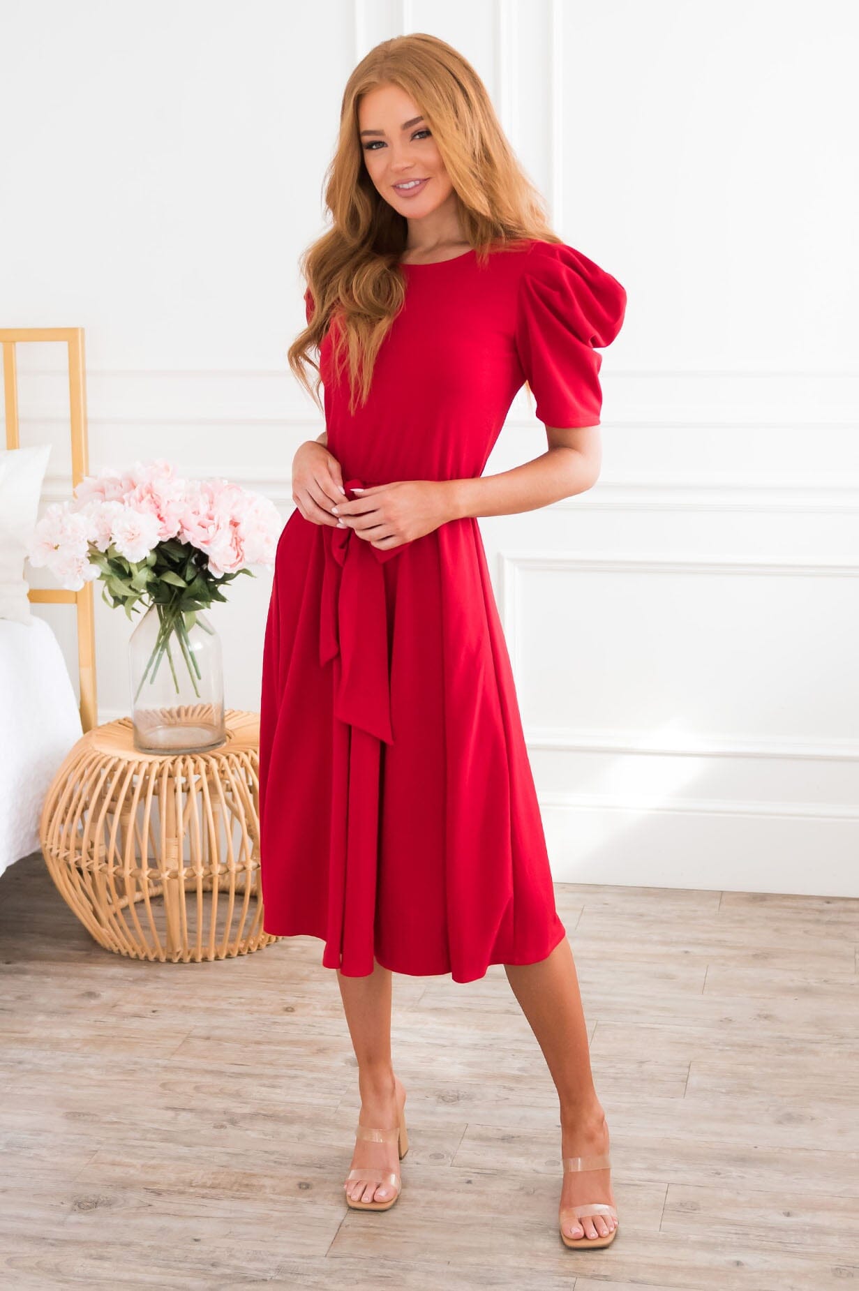 modest flare dress Gray Ethereal Flare Lace Modest Maxi Dress Kabayare