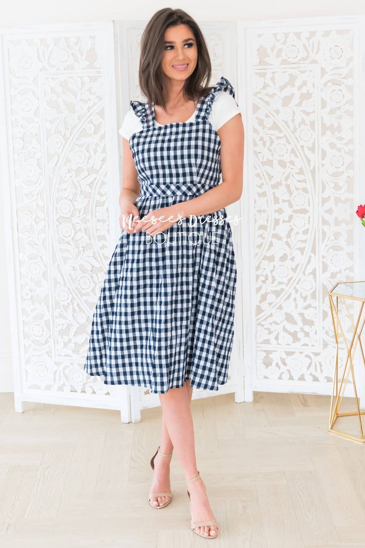 The Ginger Overall Dress Modest Dresses vendor-unknown 