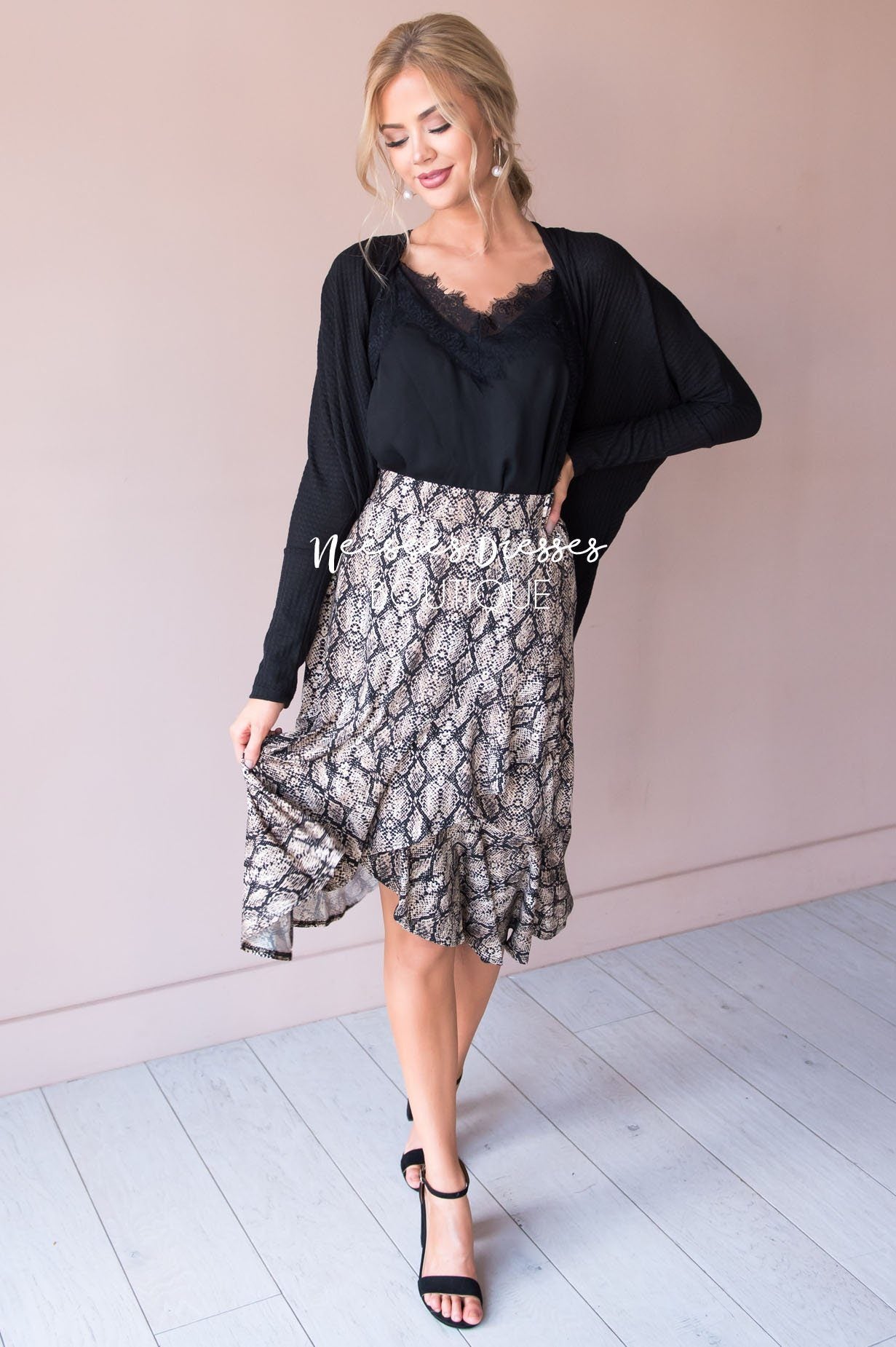 Gone Wild Ruffle Skirt Skirts vendor-unknown 