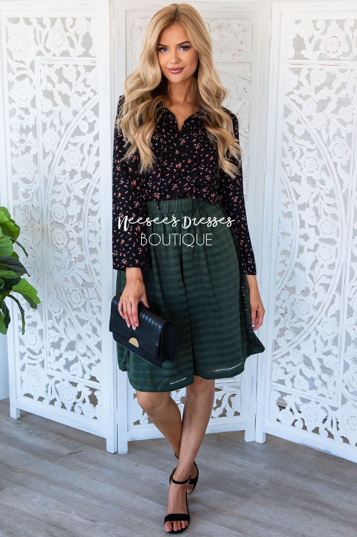 Meet Me At Magnolia blouse Modest Dresses vendor-unknown 