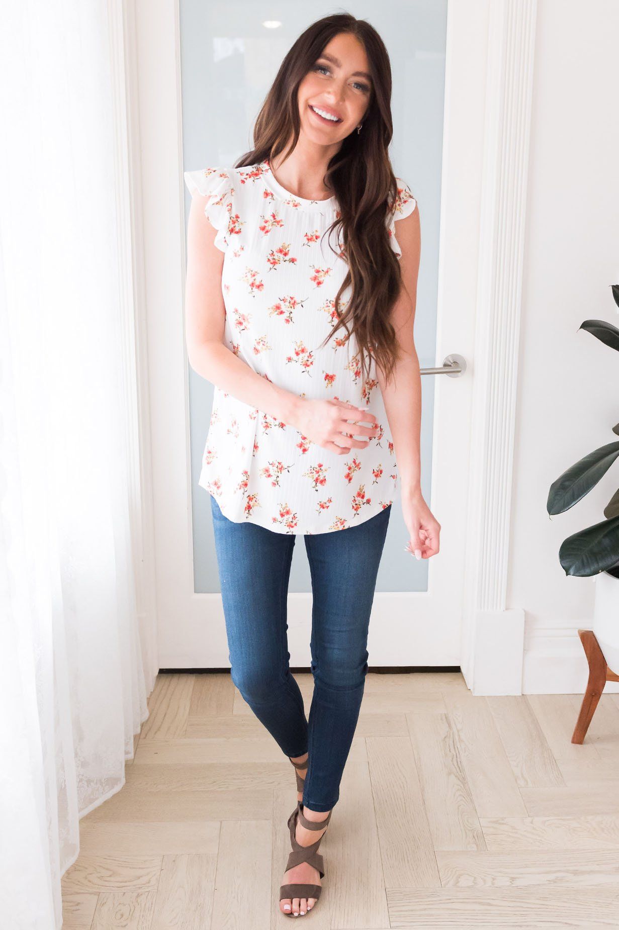 Good Day Modest Flutter Top Modest Dresses vendor-unknown 