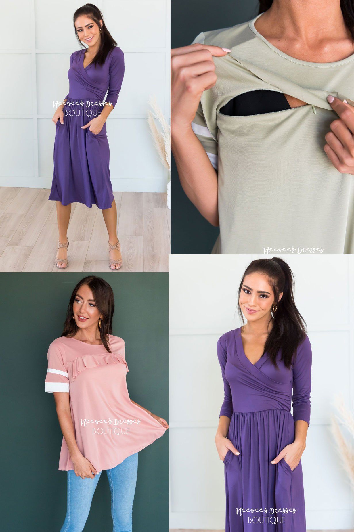 Nursing Friendly Grab Bag Modest Dresses vendor-unknown 