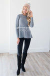 Fit And Flare Knit Sweater Tops vendor-unknown