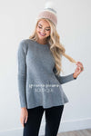 Fit And Flare Knit Sweater Tops vendor-unknown 