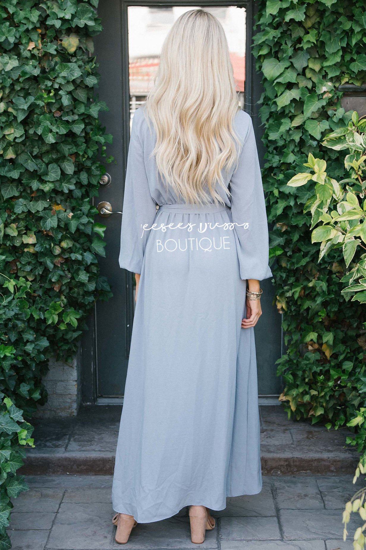 The Maleah - Long Sleeves Modest Dresses vendor-unknown 