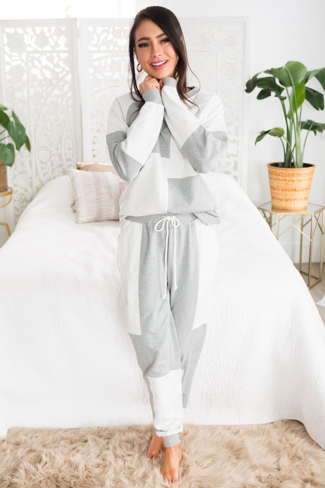 Sweet Day Dream Lounge Set Tops vendor-unknown 