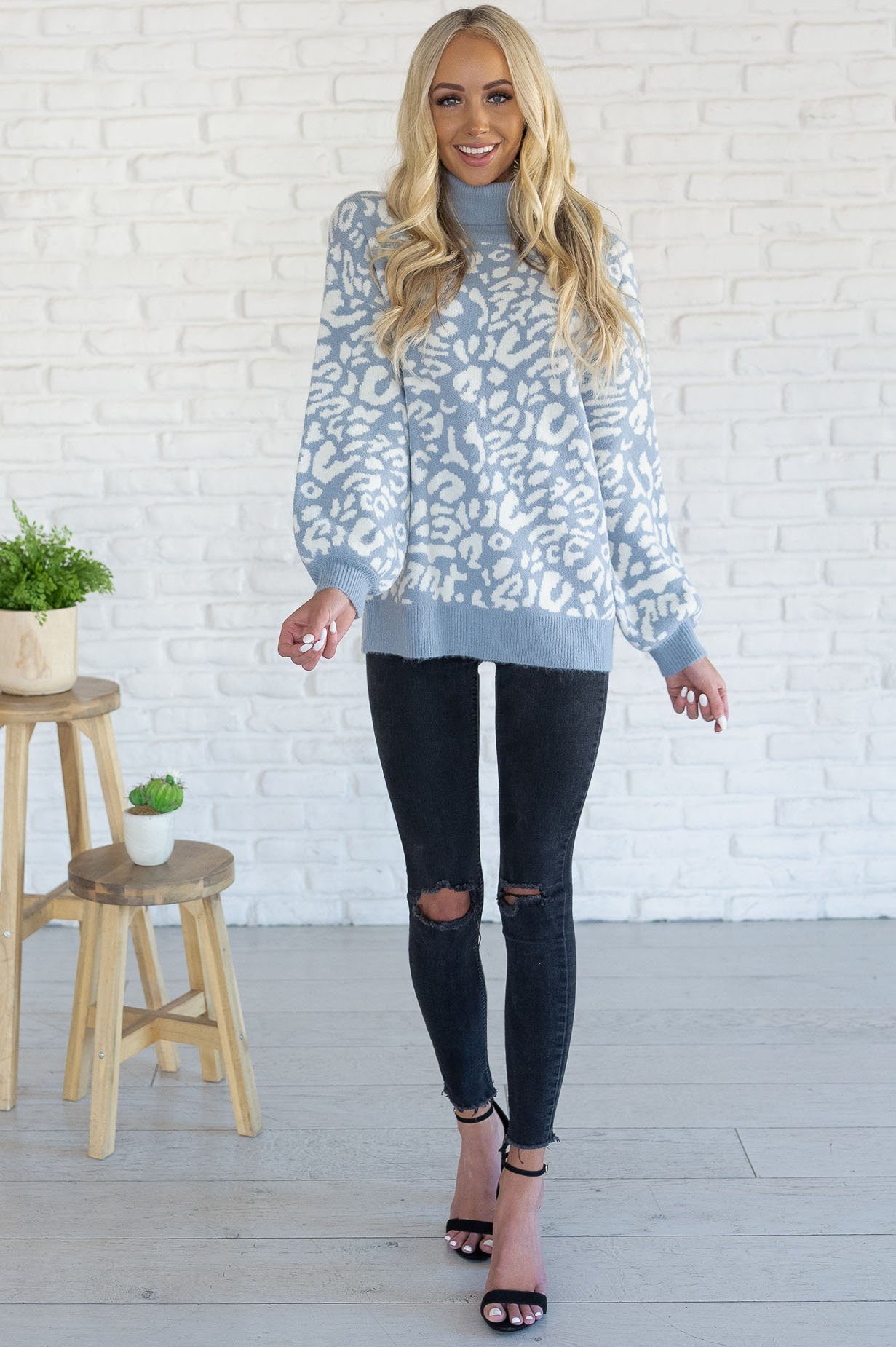 Can't Get Enough Modest Sweater Tops vendor-unknown 