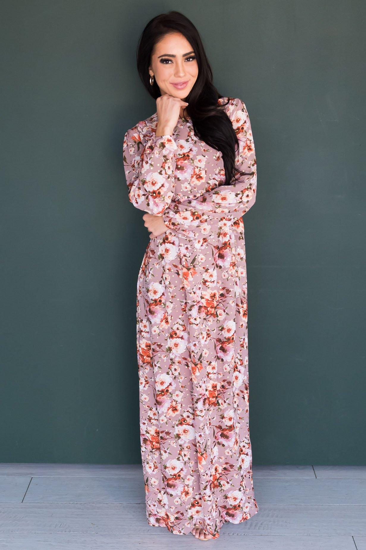 The Hailey Maxi Dress Modest Dresses vendor-unknown 