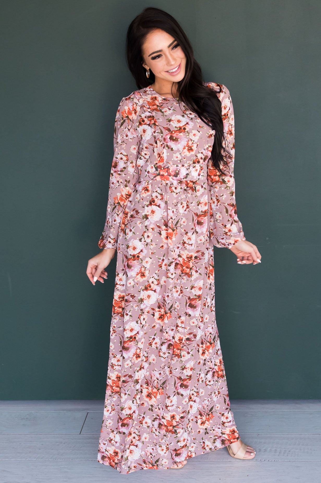 The Hailey Maxi Dress Modest Dresses vendor-unknown 