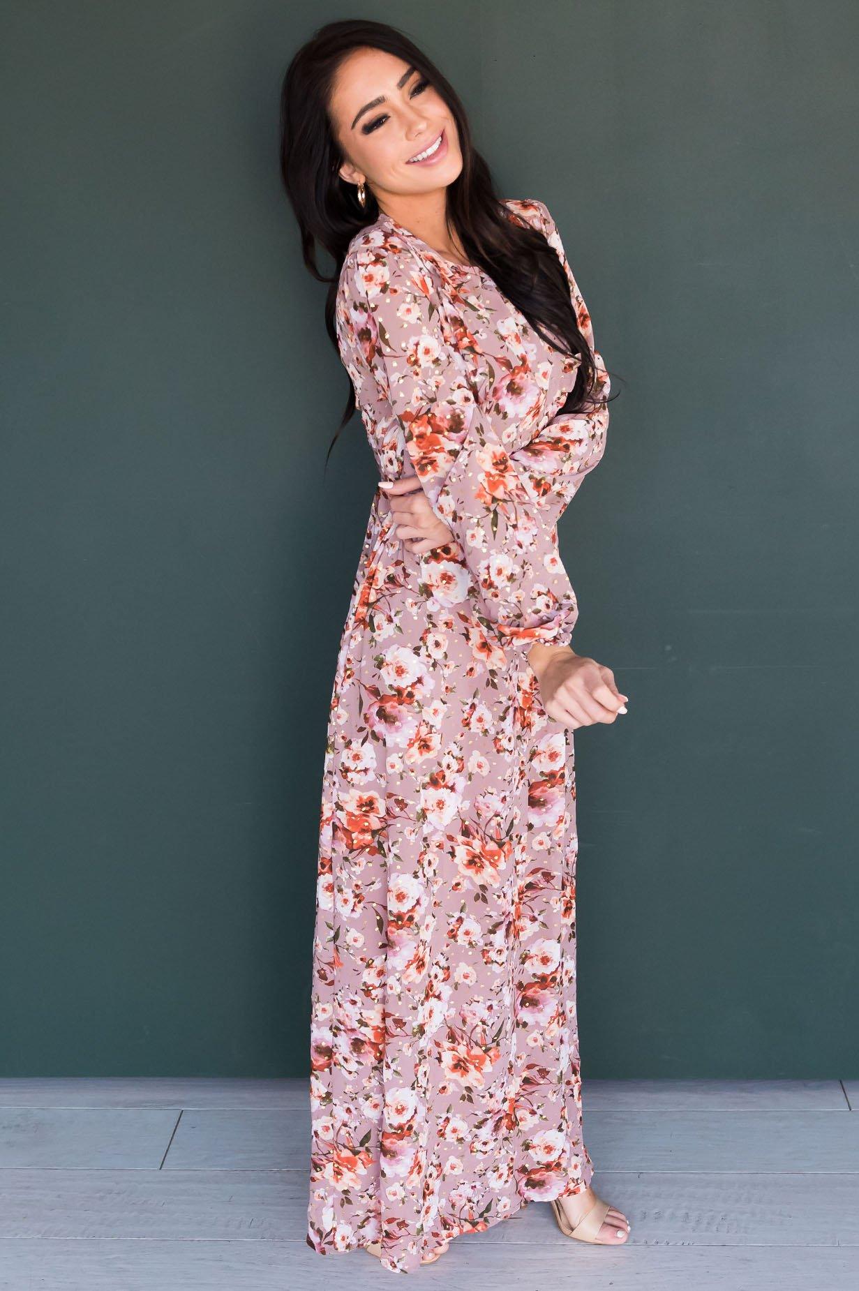 The Hailey Maxi Dress Modest Dresses vendor-unknown 