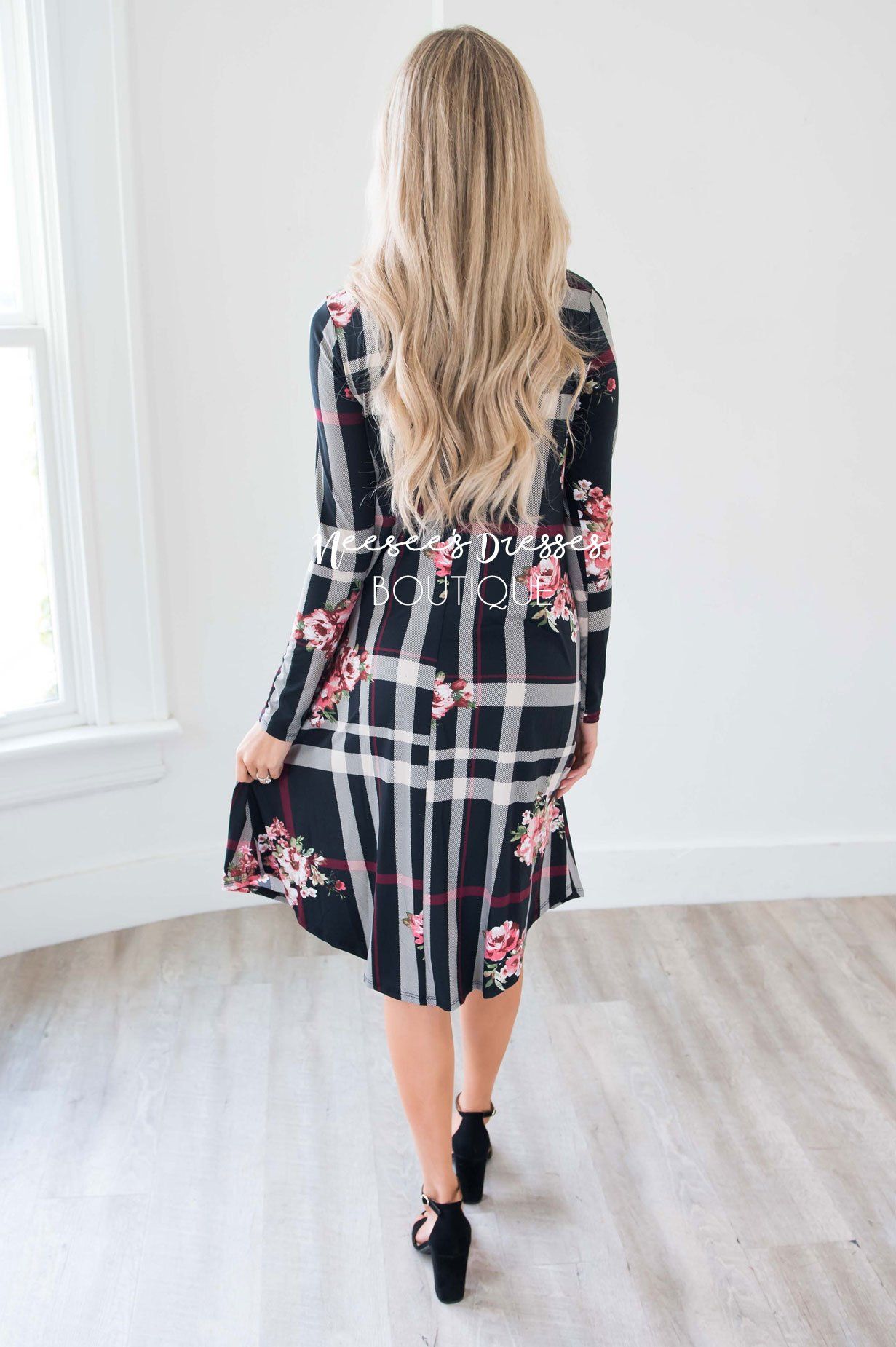 The Halsey Swing Dress Modest Dresses vendor-unknown 
