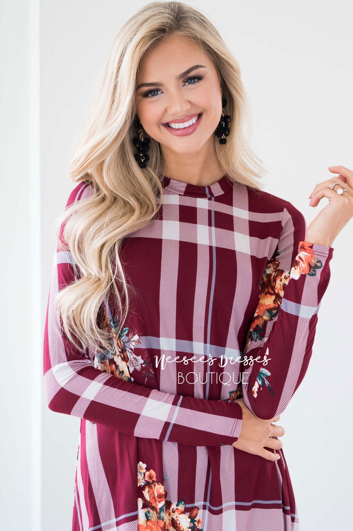 The Halsey Swing Dress Modest Dresses vendor-unknown 