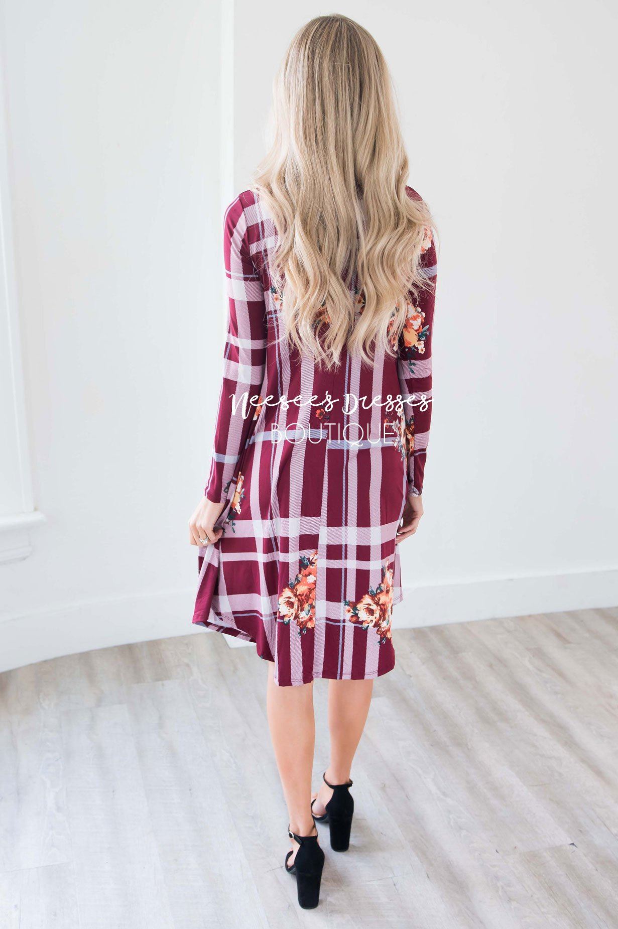The Halsey Swing Dress Modest Dresses vendor-unknown 