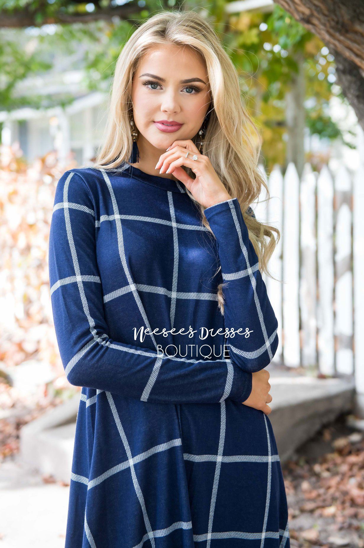 The Halsey Swing Dress Modest Dresses vendor-unknown 