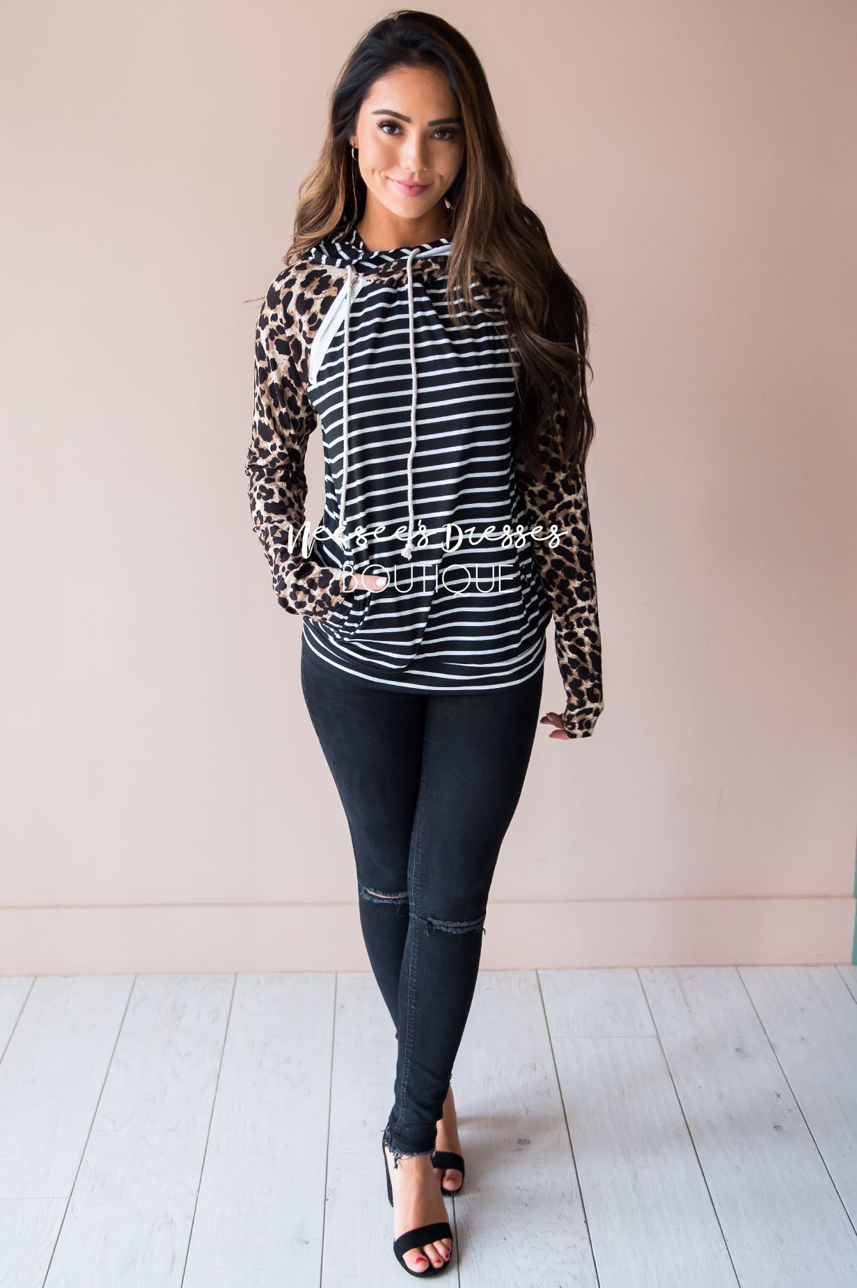 Happiest Hearts Pullover Hoodie Tops vendor-unknown 