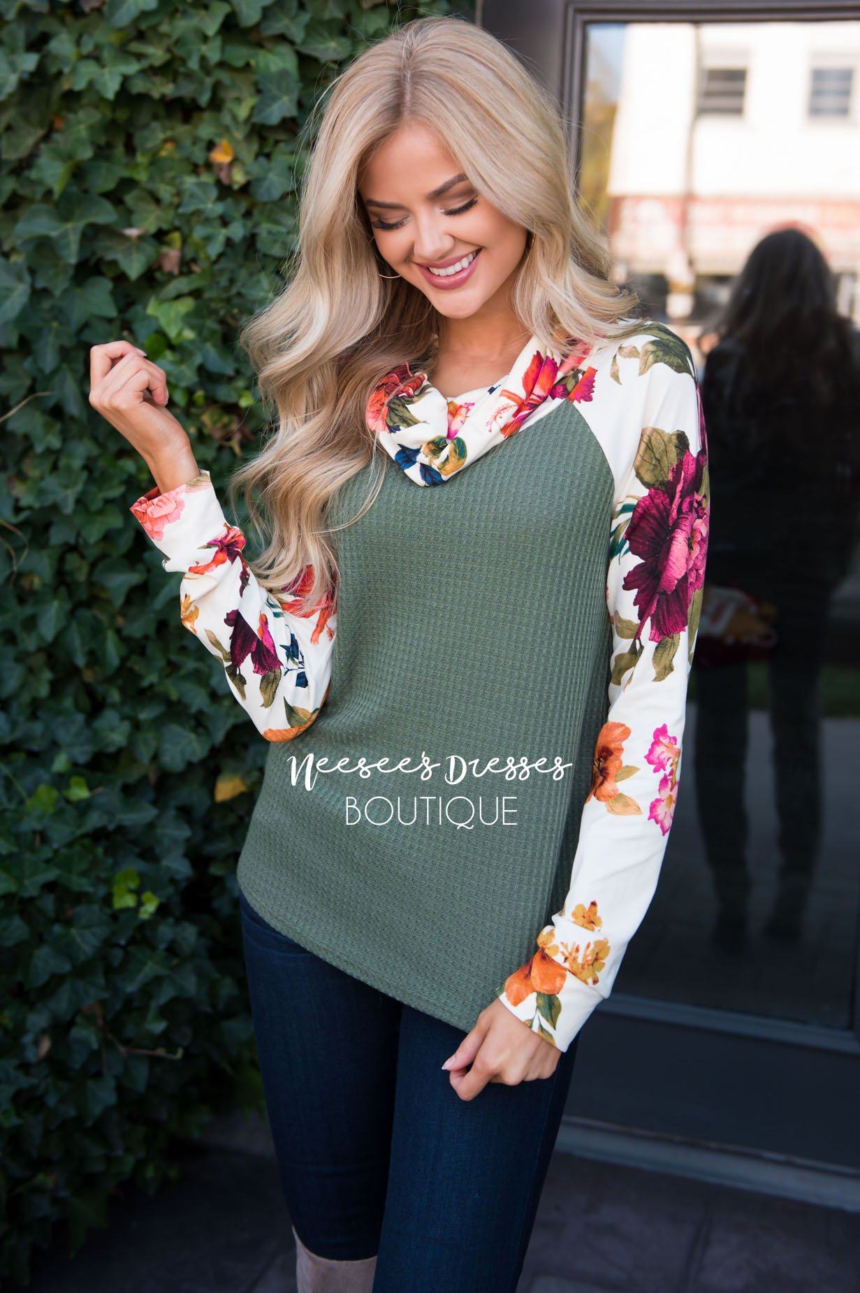 Happily Ever After cowl neck thermal Modest Dresses vendor-unknown 